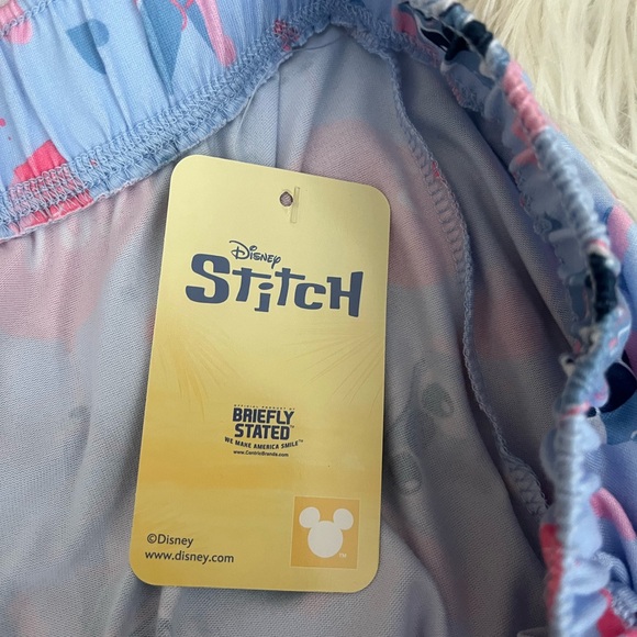 {Disney} Stitch Valentine's Day Love Pajama Pants - Womens Medium - NWT - Picture 9 of 9